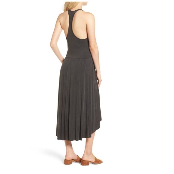 NWT Hinge Racerback Midi Dress Grey Nordstrom - Picture 4 of 8